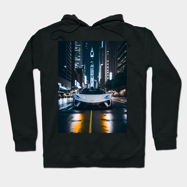 Chicago Night Ride Hoodie by star trek fanart and more